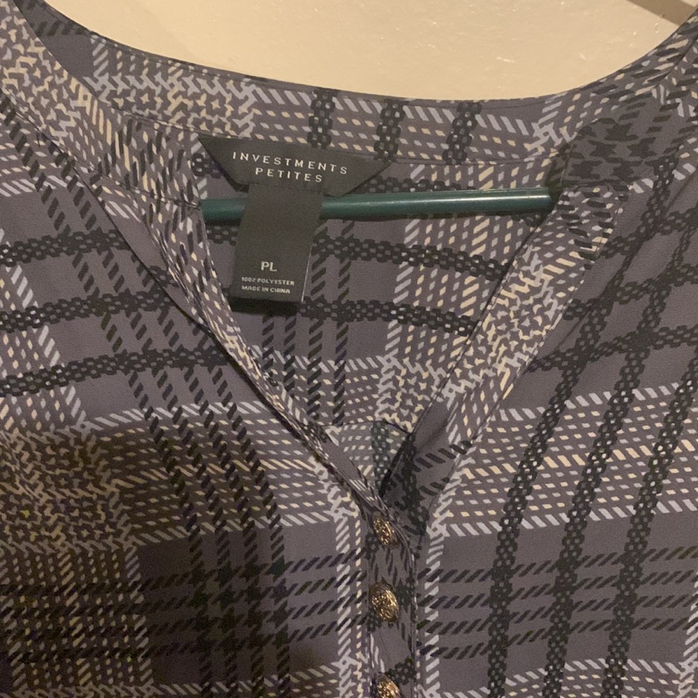 Investments Petites Blouse View 3
